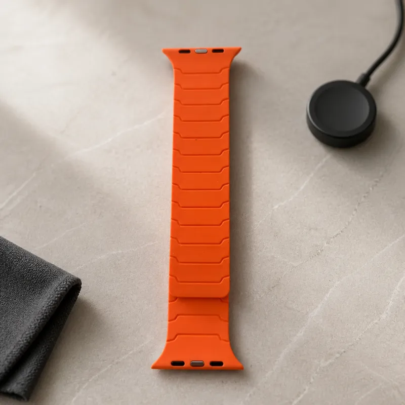  Narukvica za sat X-Cell Apple Watch 42/44/45/49 mm No2 sivo-narandzasta