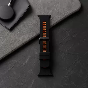 Narukvica za sat X-Cell Apple Watch 42/44/45/49 mm No9 crno-narandzasta