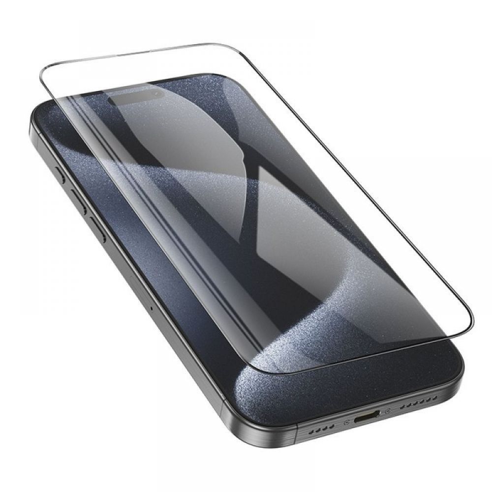 Zastitno staklo HOCO 5D G14 za iPhone 13 / 13 Pro / 14 / 16e (1kom) crno