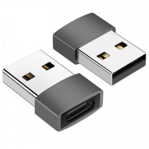 Adapter Tip-C (Type C) na USB tamno sivi