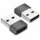 Adapter Tip-C (Type C) na USB tamno sivi