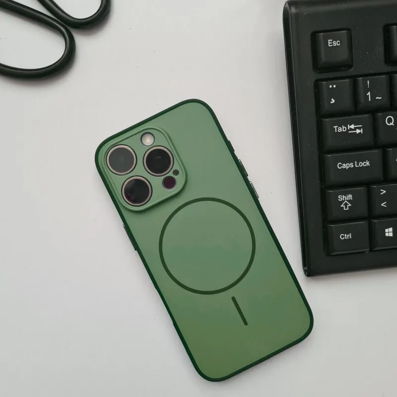 Futrola Magsafe Slim Silicone za Xiaomi Redmi Note 15 5G zelena