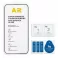 Zastitno staklo BLUE STAR 5D AR za iPhone 17 PRO MAX crno