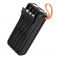 Powerbank Hoco 20000 mAh 2A sa ugradjenim kablovima USB A + USB C (Type C) + Lightning + Micro USB i duplim svetlom J151A crni