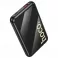 Powerbank Hoco 10000 mAh QC PD 22,5W sa ugradjenim kablovima USB C (Type C) + Lightning Q37 crni