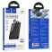 Powerbank Hoco 10000 mAh QC PD 22,5W sa ugradjenim kablovima USB C (Type C) + Lightning Q37 crni