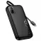 Powerbank Hoco 10000 mAh QC PD 20W sa uvijajucim USB C (Type C) kablom Q51 crni