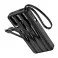 Powerbank Hoco 10000 mAh 2A sa cetiri ugradjena kabla USB A + USB C (Type C) + Lightning + Micro USB J146 crni