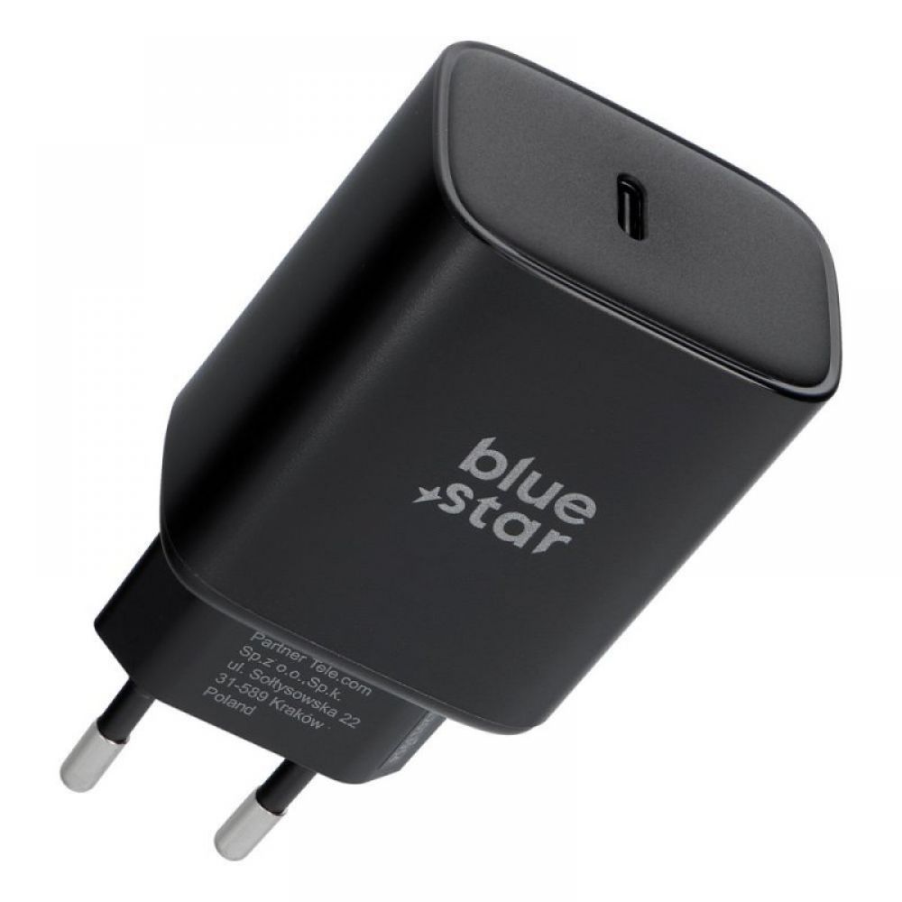 Kucni punjac Blue Star USB C (Type C) AVS za iPhone 17 Pro / Pro Max SFC2.0 3A 60W TFB-AVS-60W crni