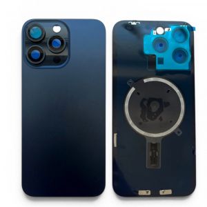  Poklopac baterije sa staklom kamere za iPhone 15 Pro Max plavi ORG