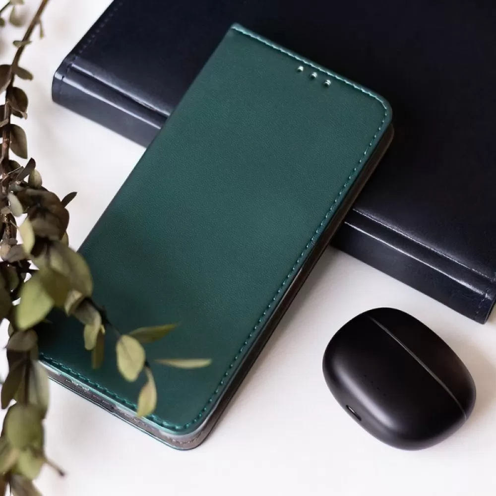 Futrola flip SMART MAGNETO BOOK (Magnetic case) za Samsung Galaxy A07 4G tamno zelena