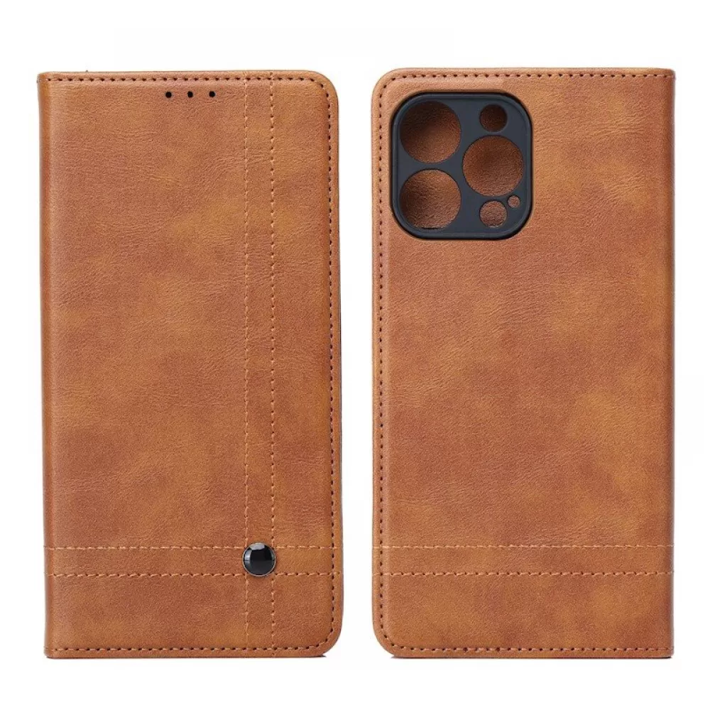 Futrola Smart Seam za Xiaomi Redmi Note 15 Pro Plus 5G braon