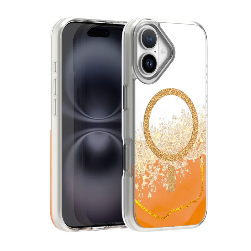 Futrola EPOXY MAG za iPhone 17 (6.3) narandzasta