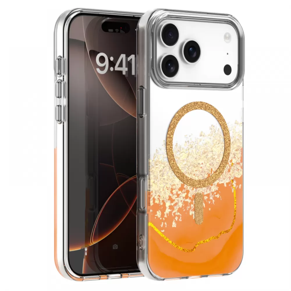 Futrola EPOXY MAG za iPhone 17 Pro (6.3) narandzasta