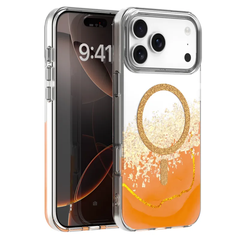 Futrola EPOXY MAG za iPhone 17 Pro / iPhone 18 Pro (6.3) narandzasta