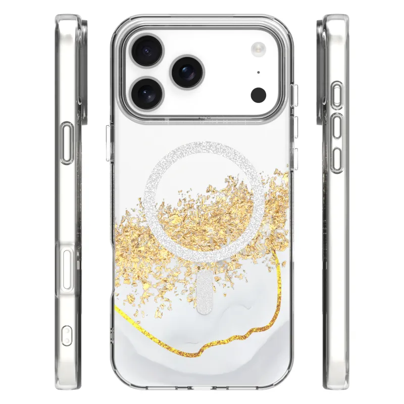 Futrola EPOXY MAG za iPhone 17 Pro / iPhone 18 Pro (6.3) bela
