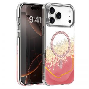 Futrola EPOXY MAG za iPhone 17 Pro Max (6.9) roze