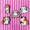 3D Sticker macka set 5 kom