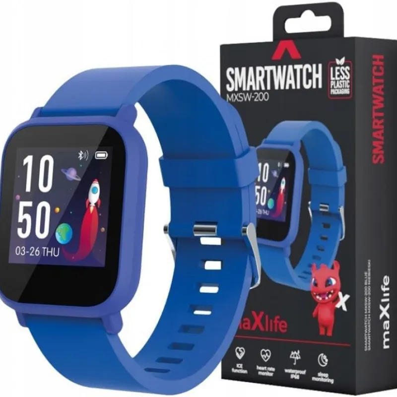 Maxlife deciji pametni sat MXSW-200 plavi outlet