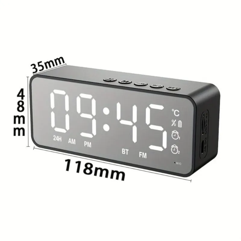 Setty stoni sat + FM + Bluetooth zvucnik SCL-01FM-S