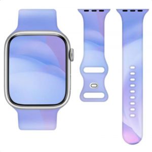Silikonska narukvica za Apple Watch 38/40/41 mm (97+110) plava