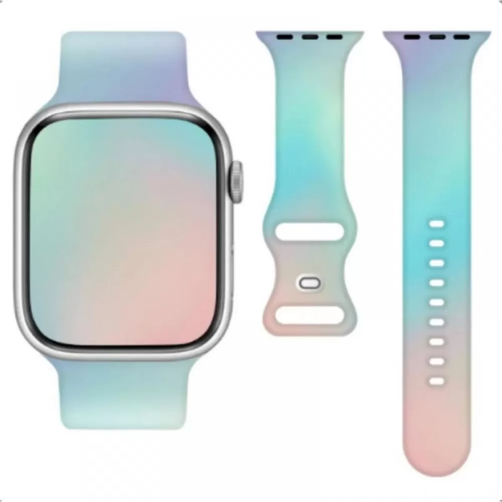 Silikonska narukvica za Apple Watch 38/40/41 mm (97+110) mint