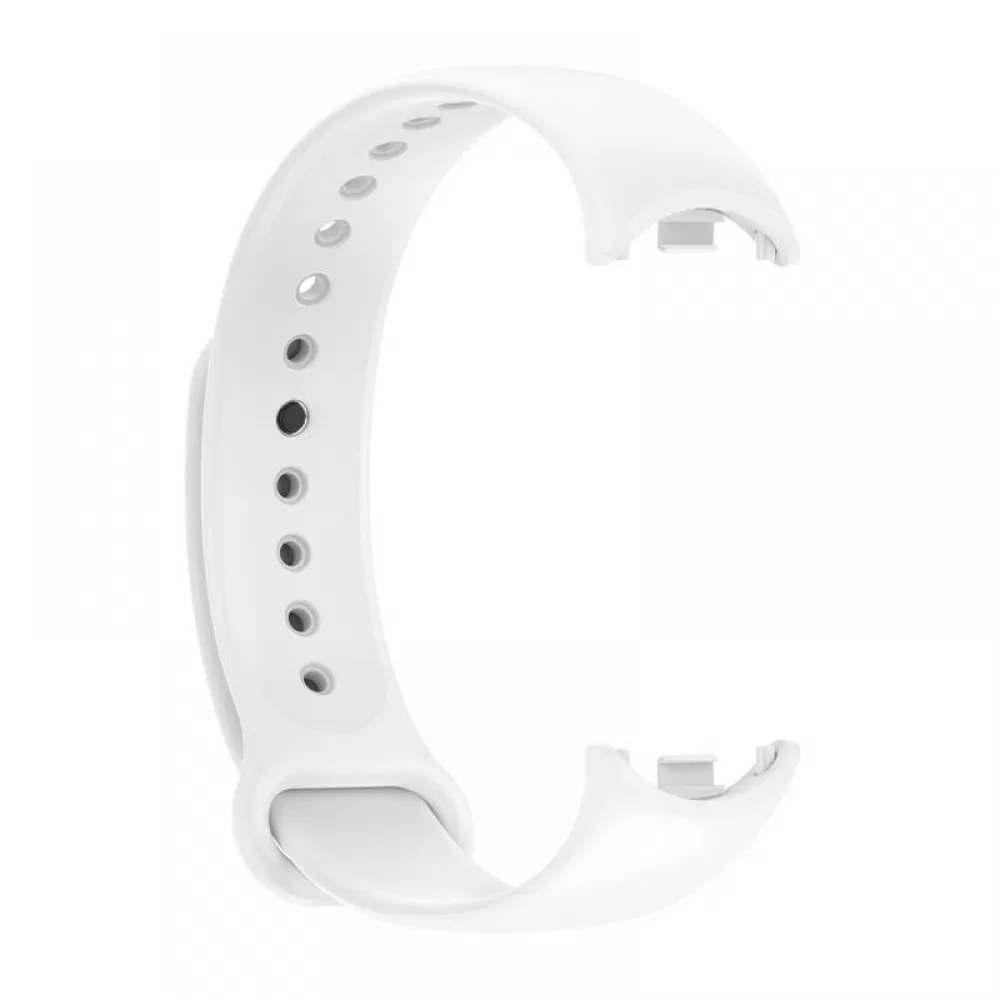 Silikonska narukvica za Mi Band 8 / M8 (2) bela