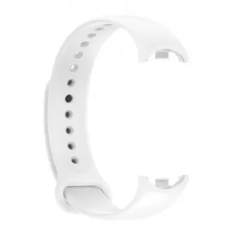 Silikonska narukvica za Mi Band 8 / M8 (2) bela