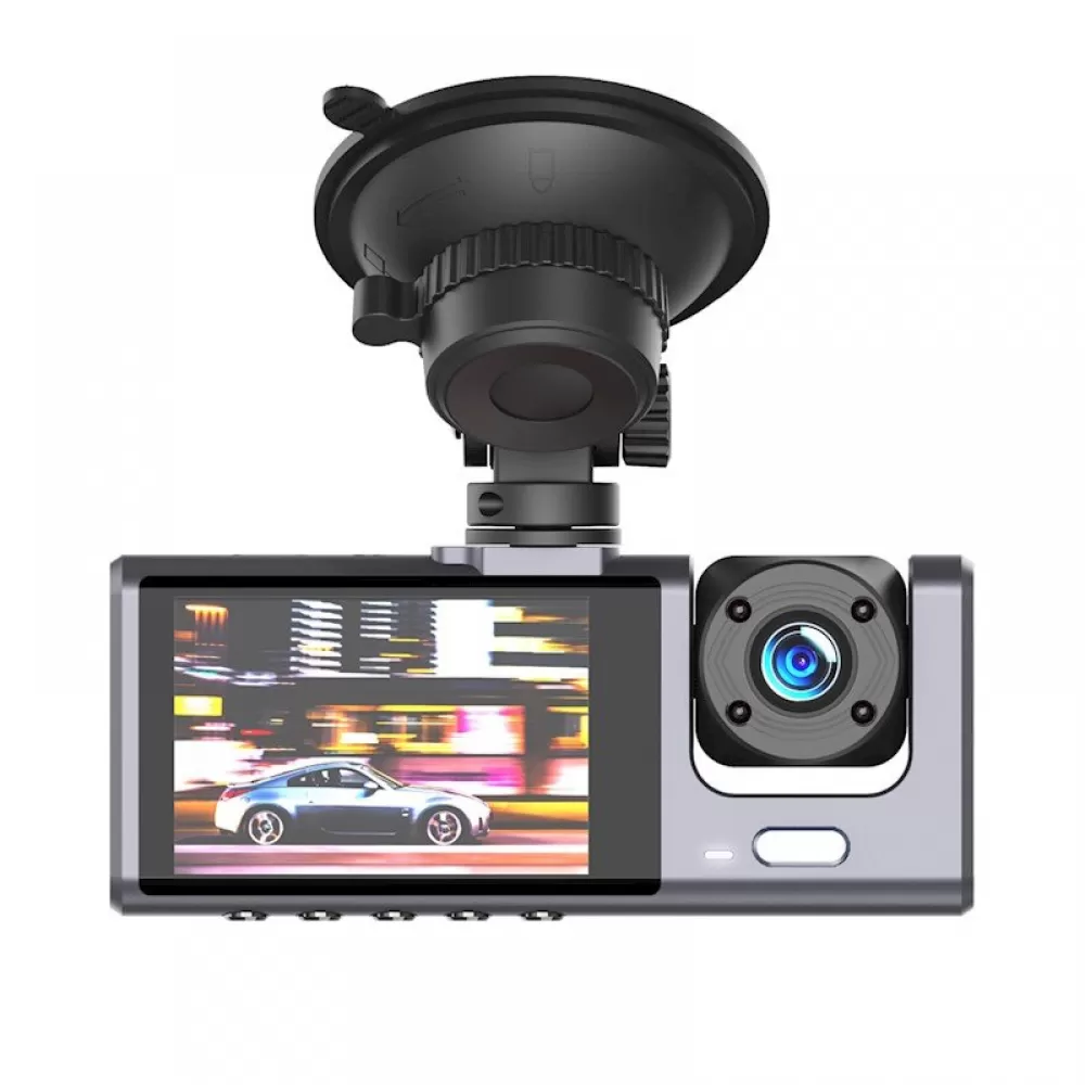XO auto kamera XJ03 prednji i zadnji snimac FullHD crna
