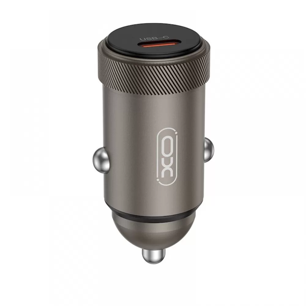 XO auto punjac CC70 PD 30W 1x USB-C (Type C) crni