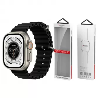 YESIDO WB21 silikonska narukvica za Apple Watch 38/40/41 crna