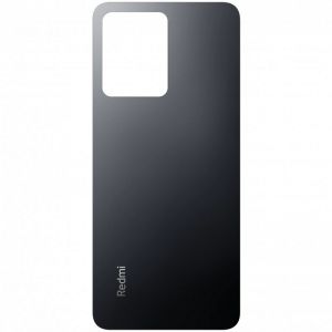 Poklopac baterije bez stakla kamere za Xiaomi Redmi Note 12 4G crni II KLASA FULL ORG EU SH