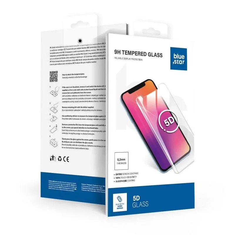 Zastitno staklo BLUE STAR za Samsung Galaxy S26 Ultra Full Face (pun lepak sa frejmom/mala velicina) â€“ crno