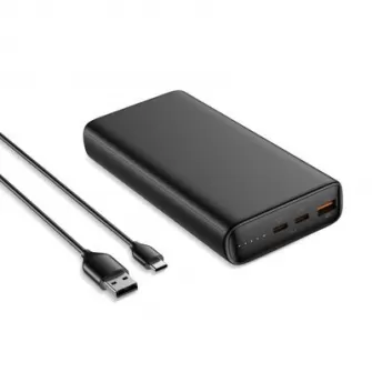 Powerbank Veger T100 (W2032C-100) PD QC3.0 5A 100W 20000 mAh crni