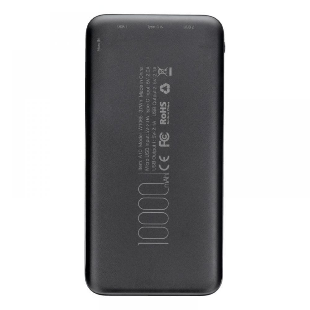 Powerbank Veger A10 (W1065) 2A 10000 mAh crni