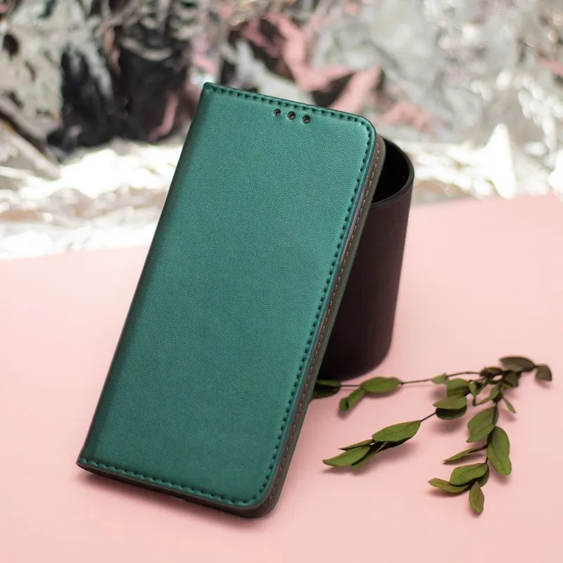 Futrola flip SMART MAGNETO BOOK za Xiaomi Redmi 15C maslinasto zelena