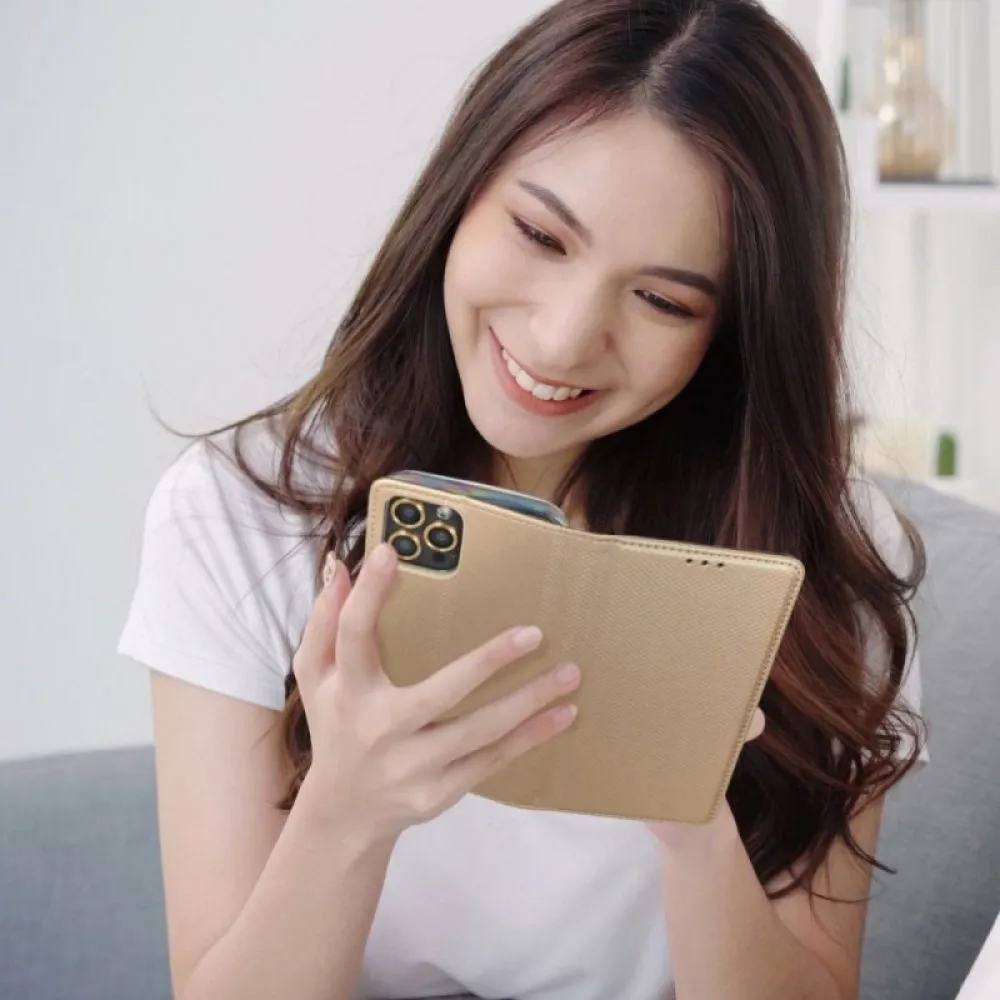 Futrola SMART CASE BOOK za SAMSUNG A57 5G zlatna