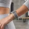 Pametna fitnes narukvica TITMO Loop I-110 sa IP68 zastitom, EKG funkcijom, merenjem pulsa, HRV, krvnog pritiska, SpO2, pracenjem sna i stresa srebrna