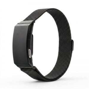 Pametna fitnes narukvica TITMO Loop I-110 sa IP68 zastitom, EKG funkcijom, merenjem pulsa, HRV, krvnog pritiska, SpO2, pracenjem sna i stresa crna