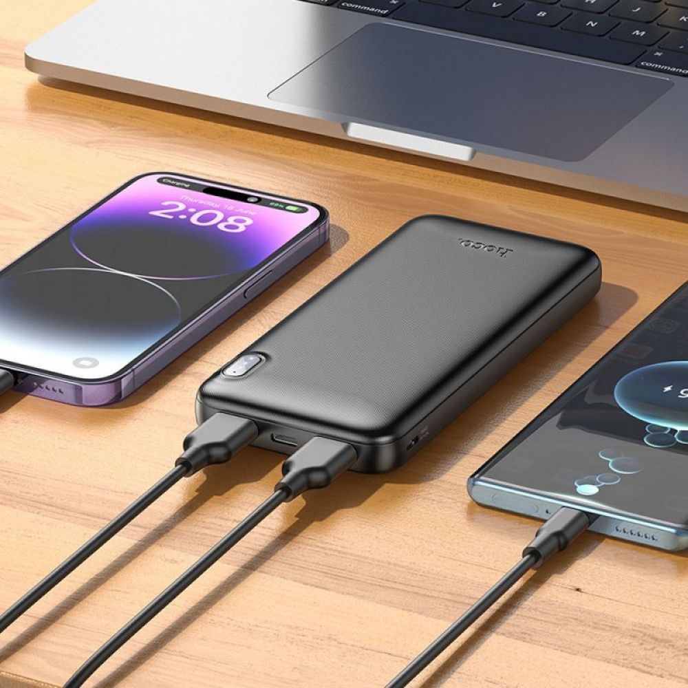 HOCO power bank 10000 mAh 2A J128 crni