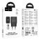 Kucni punjac Hoco USB-C (Type C) QC PD 25W + kabl USB-C (Type C) na USB-C (Type C) N76 crni