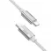 Kabl USB-C (Type C) na USB-C (Type C) Hoco QC3.0 PD 5A 240W 1,8 m U134 sivi