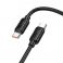 Kabl USB-C (Type C) na USB-C (Type C) Hoco PD 5A 240W 1 m X115 crni