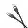 Silikonski kabl USB-C (Type C) na USB-C (Type C) Hoco 3A 60W 3 m X109 crni