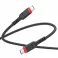Kabl USB-C (Type C) na USB-C (Type C) Hoco 3A 60W 3 m X59 crni