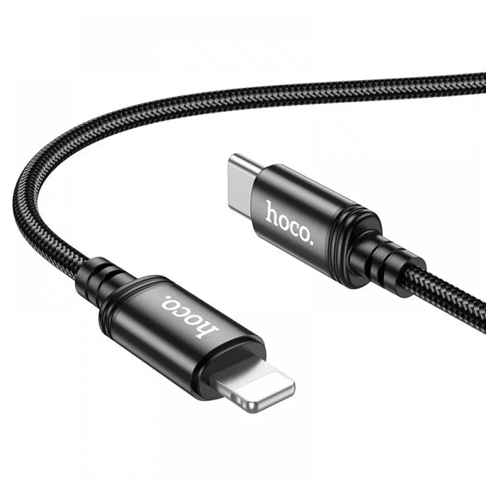 Kabl USB-C (Type C) na Lightning Hoco PD 20W 1 m X89 crni