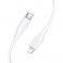 Silikonski kabl USB-C (Type C) na Lightning Hoco 27W 1 m X124 beli