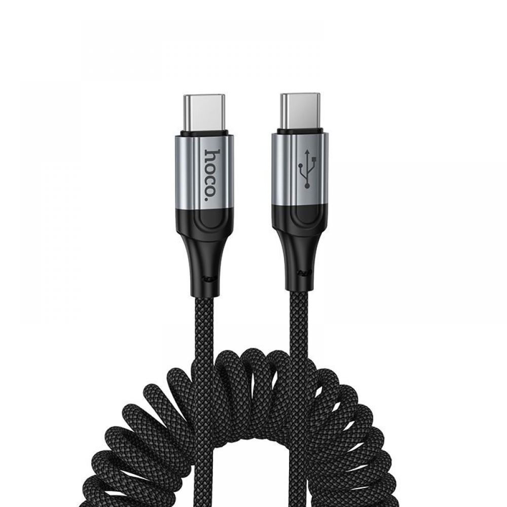 Kabl USB-C (Type C) na USB-C (Type C) Hoco PD 3A 1,5 m X121 crni
