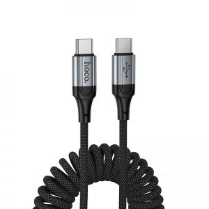 Kabl USB-C (Type C) na USB-C (Type C) Hoco PD 3A 1,5 m X121 crni