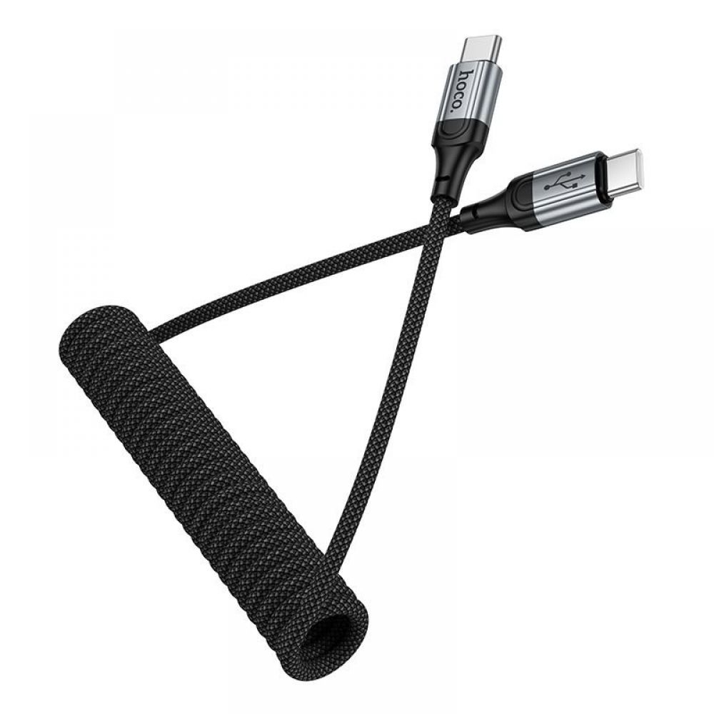 Kabl USB-C (Type C) na USB-C (Type C) Hoco PD 3A 1,5 m X121 crni